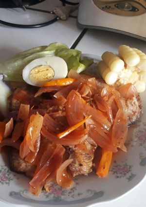 Una foto de Escabeche de bonito