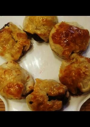 A picture of Black cherries in puff pastry🍒🍒🍒🍒🍒🍒🍒🍒🍒🍒🍒🍒🍒🍒🍒🍒🍒.