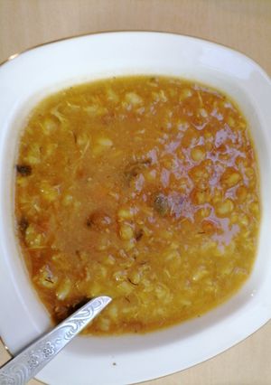 عکسی از دستور سوپ جو