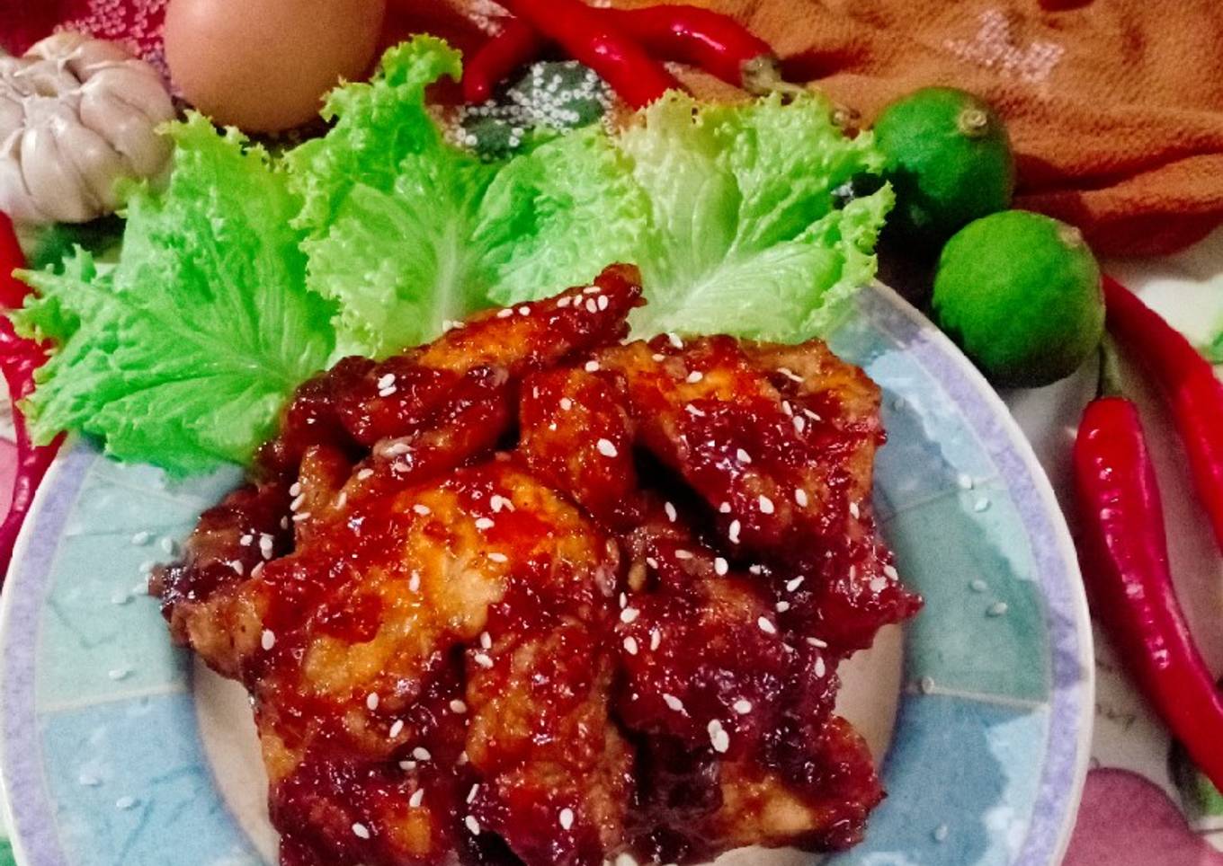 Yangnyeom Tongdak (Ayam Goreng Korea)