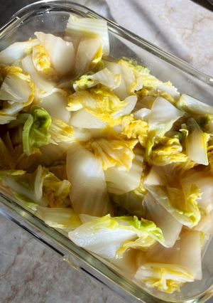 A picture of Stir Fried Napa Cabbage.