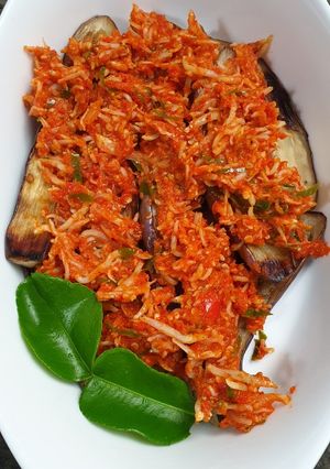 Foto resep Terong Bakar Balado