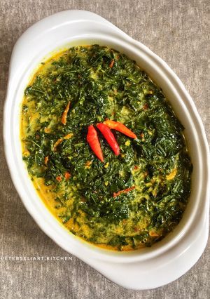 Foto resep Gulai daun singkong teri
