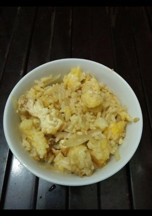 Hình của món Cơm rang trứng đậu.