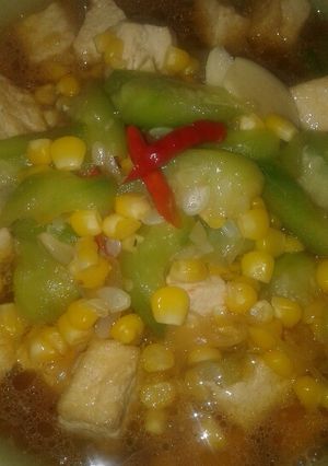 Foto resep Asem asem gambas tahu jagung