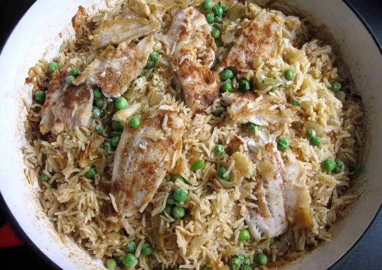 Get Inspiration of Oven-baked Fish Curry Pilaf