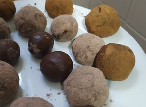 Foto de Trufas de chocolate de cacau