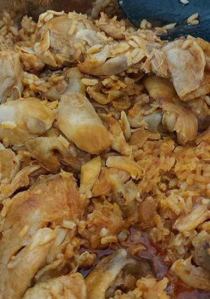 Csirkés rizses hús recept fotója