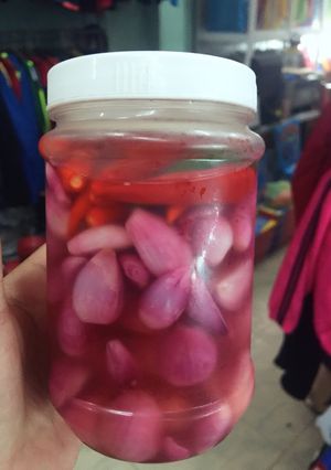 Hình của món Hành tím Ngâm Giấm (Das).