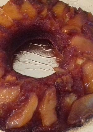 Una foto de Torta de manzana invertida! 🍅
