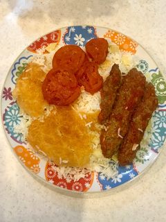 عکسی از دستور کباب تابه ای