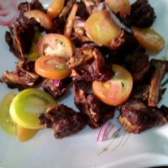 A picture of Suya meat.