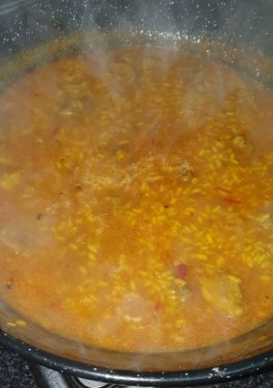 Una foto de Arroz con pollo