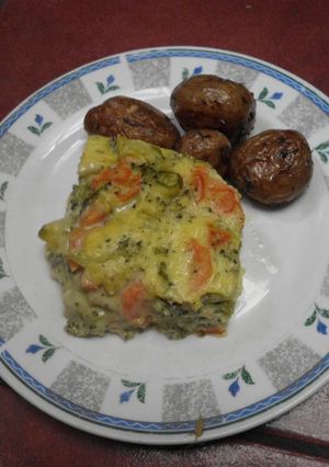 Una foto de Budín de brócoli