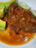 Masa de carnero en salsa