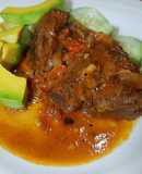 Masa de carnero en salsa