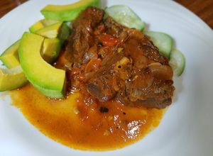 Una foto de Masa de carnero en salsa