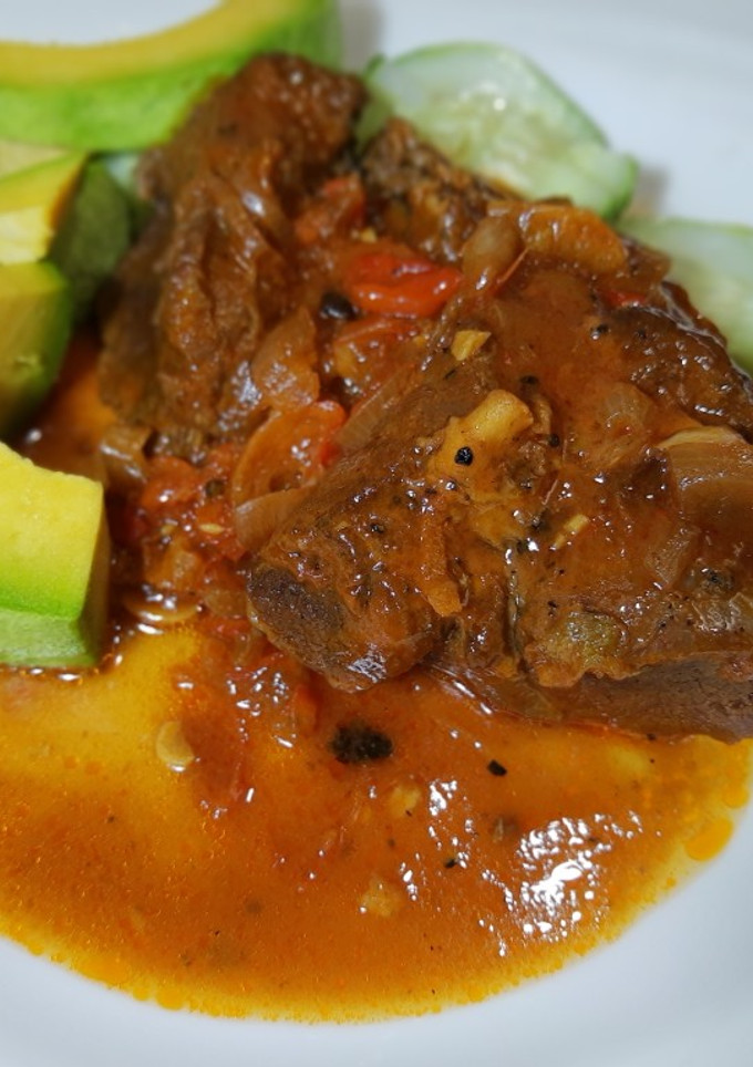 Una foto de Masa de carnero en salsa
