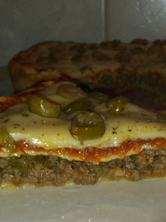 Una foto de Pizza rellena