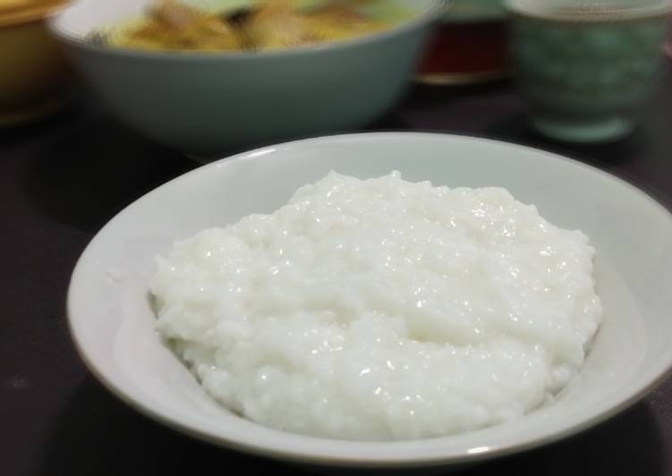 Bubur nasi (tanpa santan)