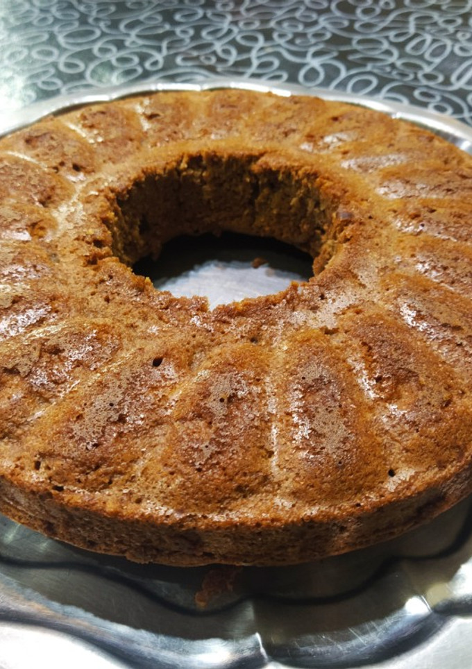 Una foto de Budín integral de manzana y coco