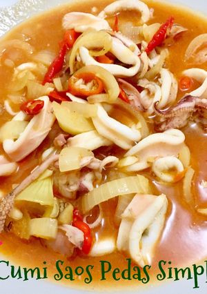 Foto resep Cumi Saus Pedas