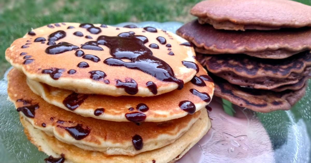 Sarten Expréss🥰 te haces unos Pancakes en 15 minutos! todos los ingre