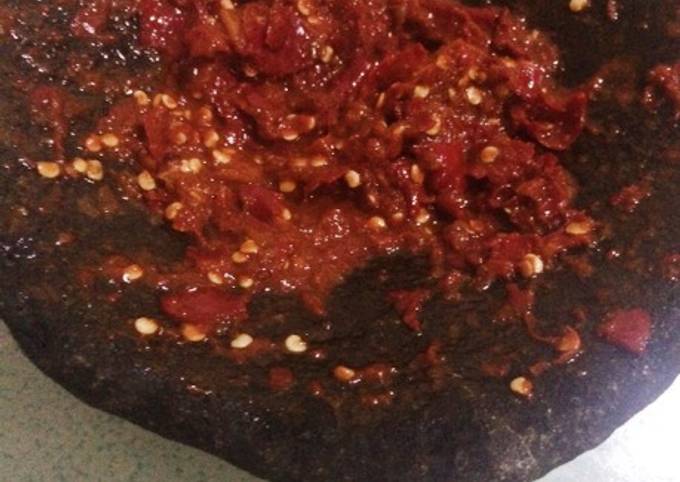 Resep Sambal Dadak Mentah Oleh Diah Rakhmawati Cookpad