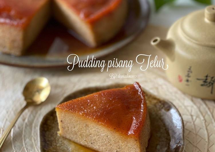 Resep Populer Pudding pisang telur Sedap Nikmat