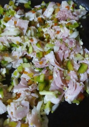 Una foto de Sofrito para lentejas, garbanzos, frijoles (caraotas)
