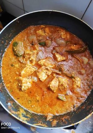 A picture of Kadhai paneer.