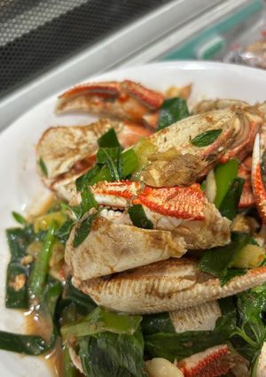 炒蟹管 的食譜成品照片