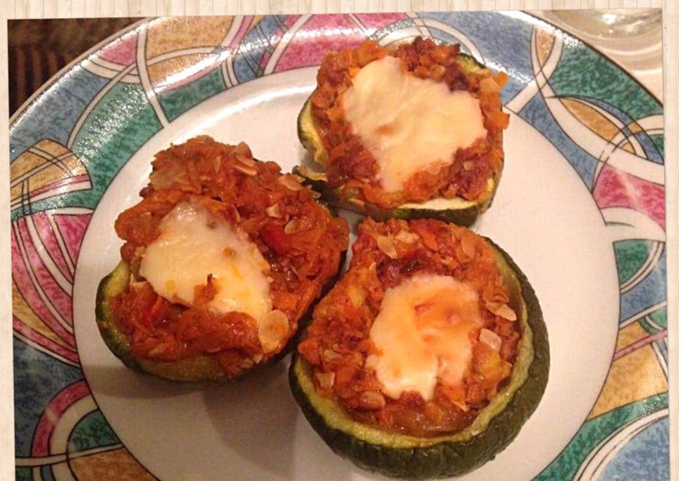 Zapallitos rellenos con carne picada