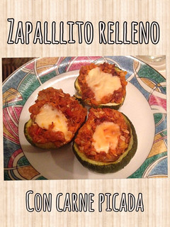 Una foto de Zapallitos rellenos con carne picada