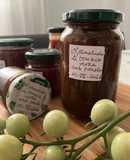 Mermelada de tomates verdes con limón jengibre y canela, en Thermomix