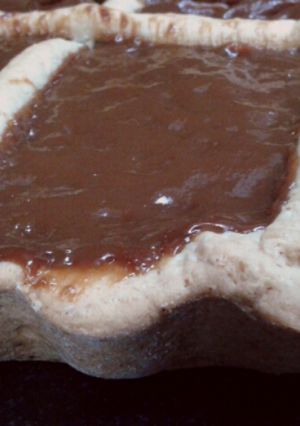 Una foto de Pastafrola de dulce  de leche semi integral