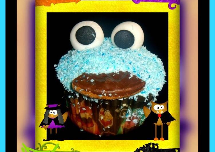 Monster cupcake