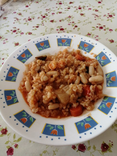 Una foto de Potaje de arroz