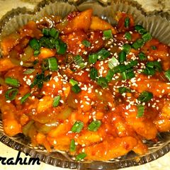A picture of Sweet Chilli Potato.
