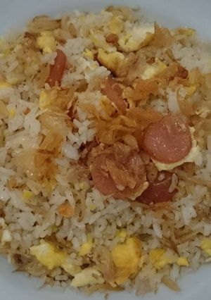 Foto resep Nasi Goreng Telor Sosis Mantap