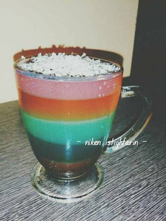 Foto resep Rainbow jelly