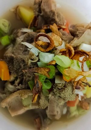 Foto resep Sop babat dan tulang kambing simpel