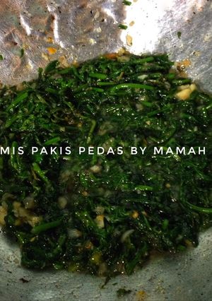 Foto resep Tumis Pakis Pedas