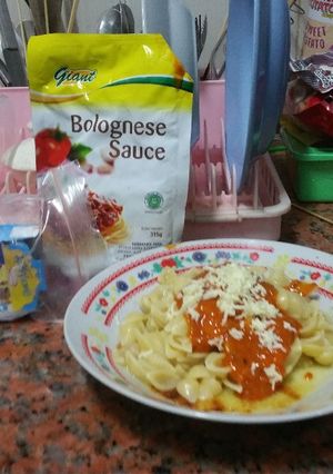 Foto resep Macaroni rebus sederhana