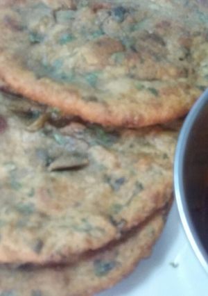 A picture of Palak puri.