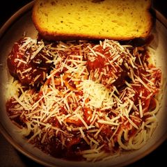 A picture of Spaghetti and Meatballs.