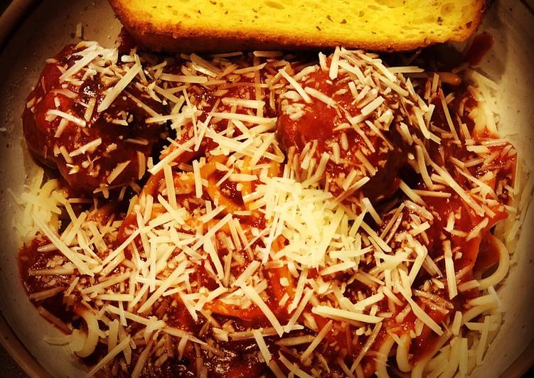 Recipe of Tasty Spaghetti and Meatballs