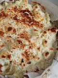 Col y coliflor con bechamel