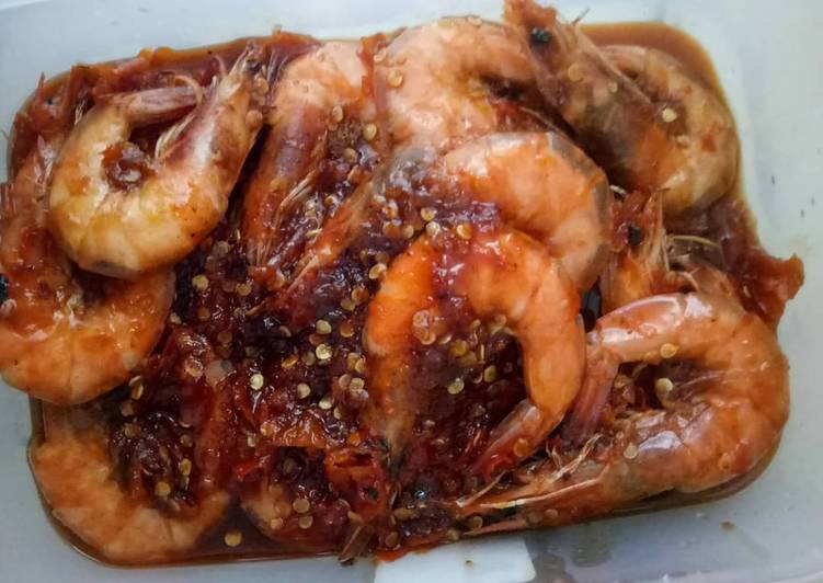 Udang asem manis