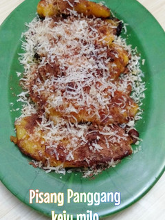 Foto resep 108. Pisang Panggang Keju Milo